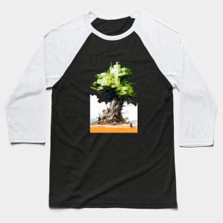 Cyberpunk Treefort Baseball T-Shirt